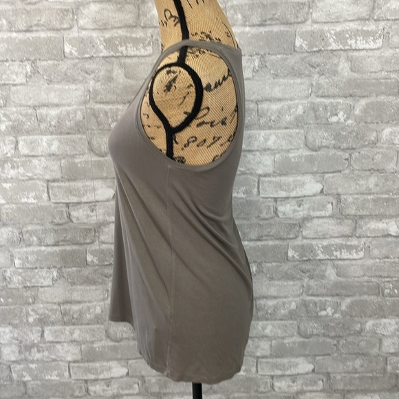 Vince Grey Racerback Tank Top - Picture 2 of 5